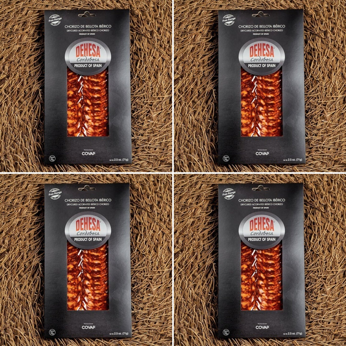 Dehesa Cordobesa® Chorizo and Salchichón de Bellota Ibérico 4 Pack (Andalucia), Spain