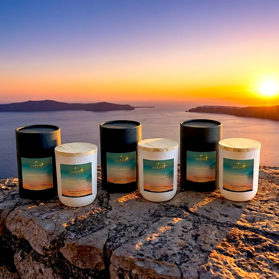Exquisite Hand-Poured Soy Wax Candle (8 oz) – Riviera Radiance
