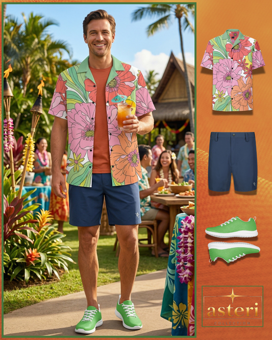 Bold Spring Floral - Unisex button shirt