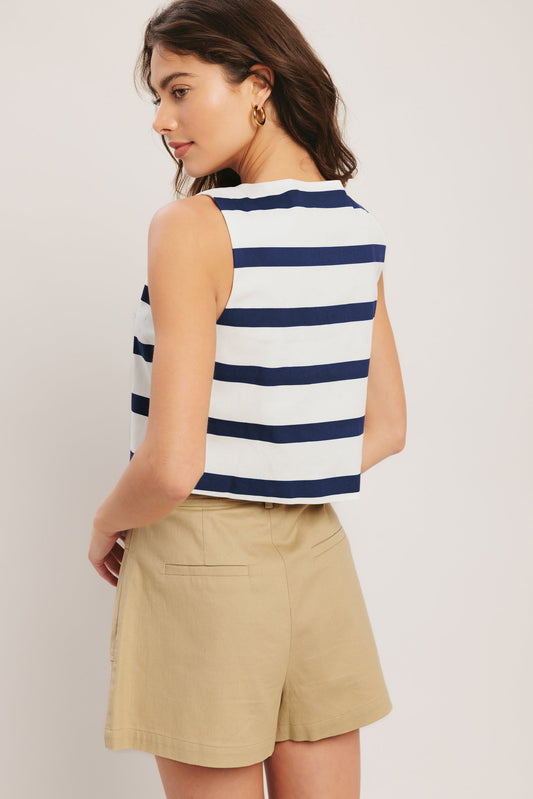 RIVIERA SAILOR WOVEN VEST