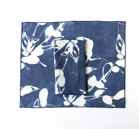 Porto Print in Indigo Placemat