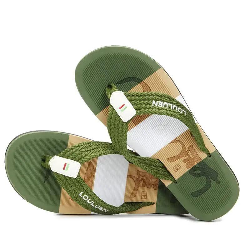Men’s Casual Summer Flip Flops — Lightweight Breathable Beach Sandals (multiple color options)