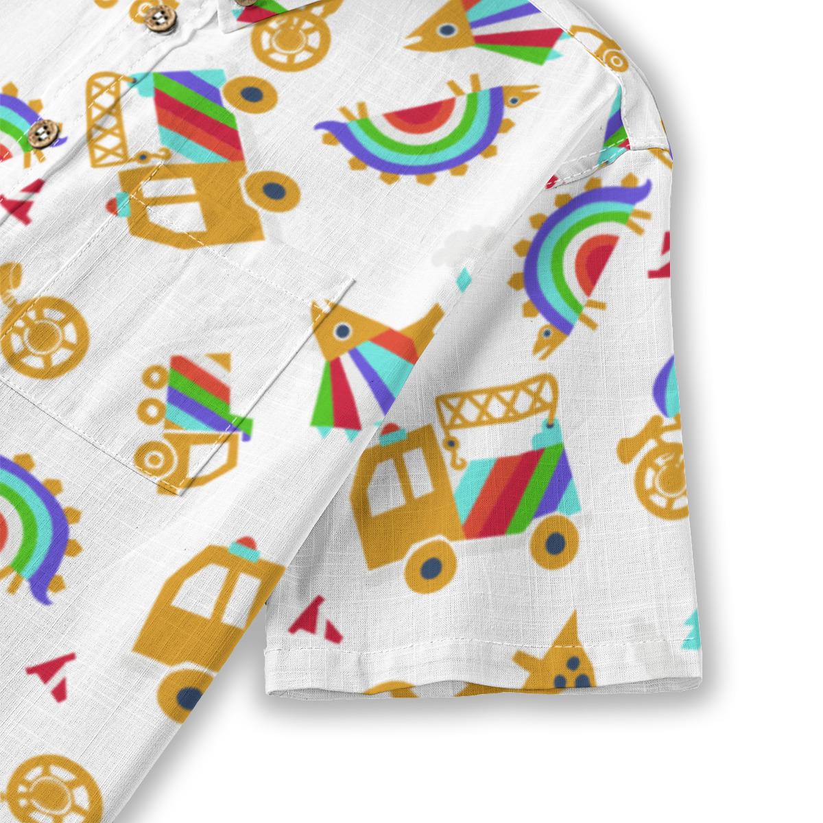 Kid's Shirt With Pocket - "The Transport"