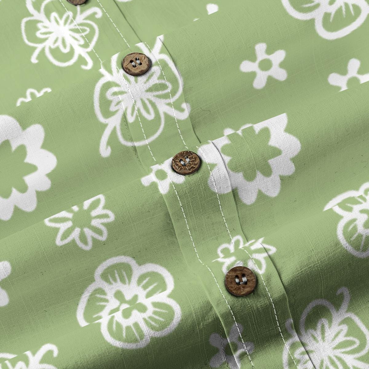 Kid's Shirt With Pocket - "Flower Power"