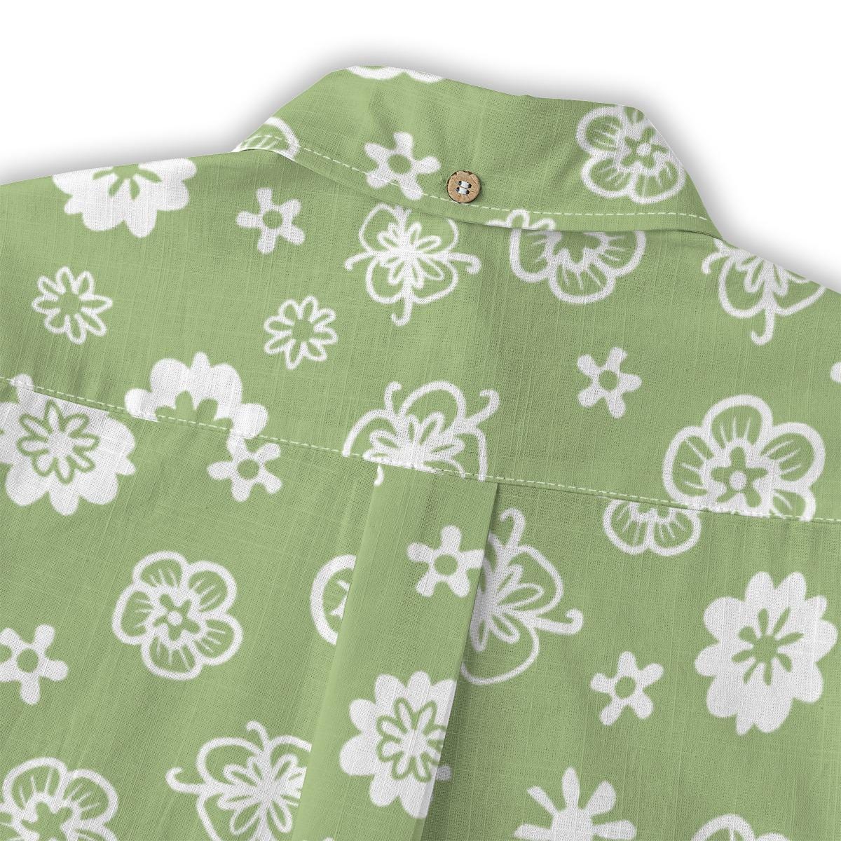 Kid's Shirt With Pocket - "Flower Power"