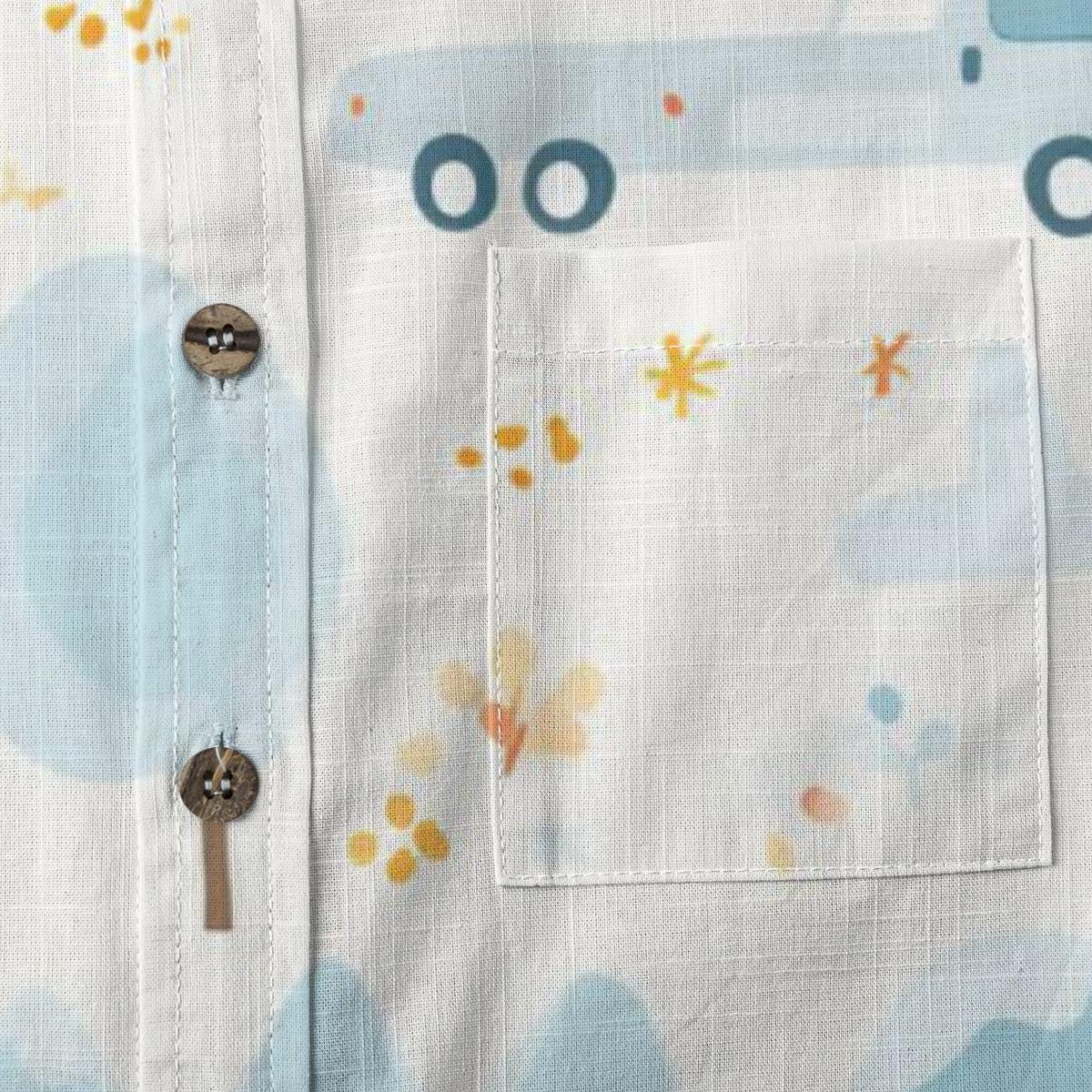 Kid's Shirt With Pocket - "The Neighborhood"