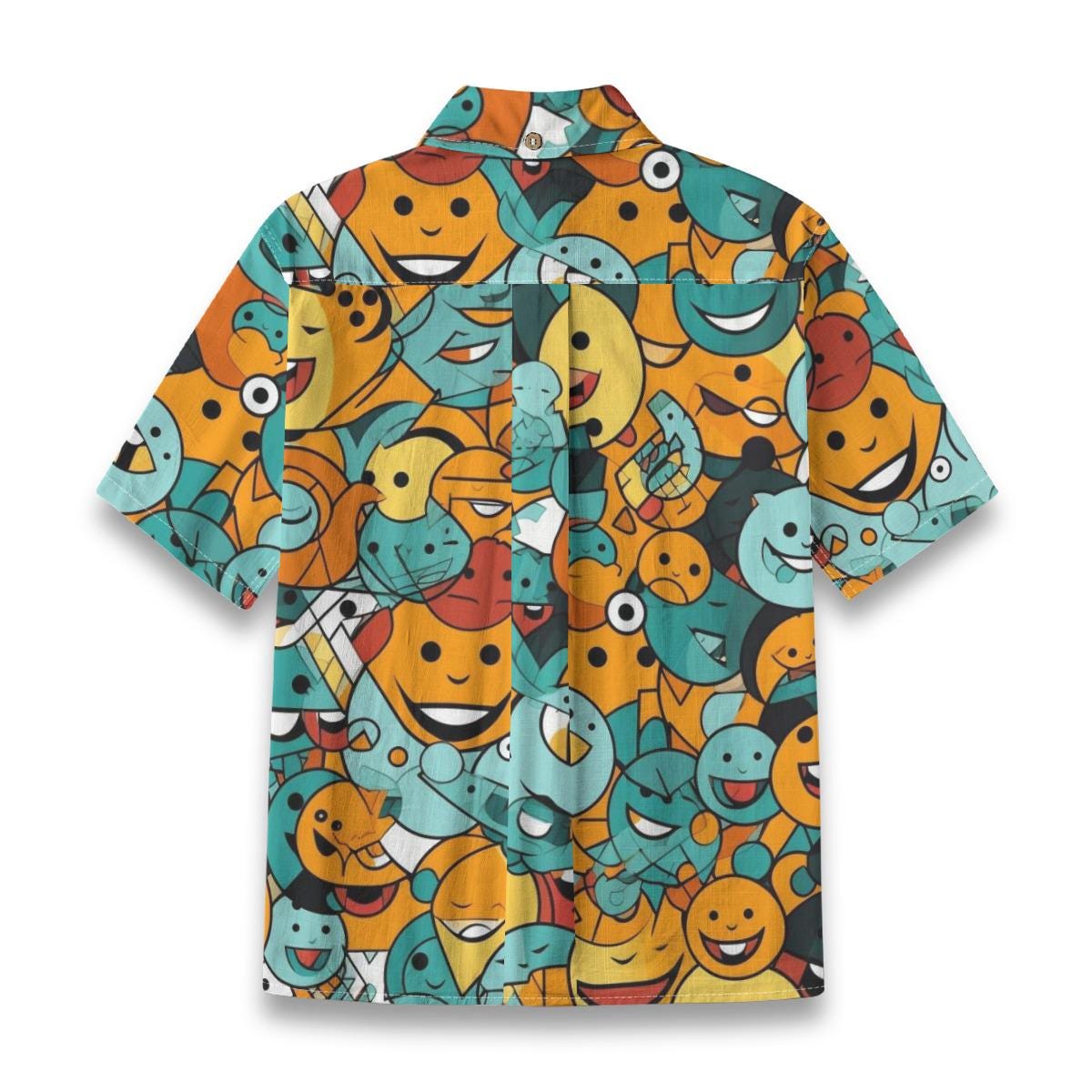 Kid's Shirt With Pocket - Smiling Faces