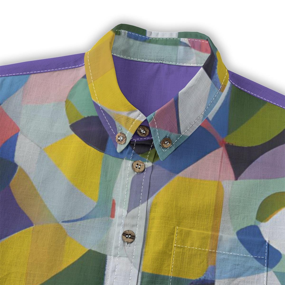 Kid's Shirt With Pocket - "Geo Power"
