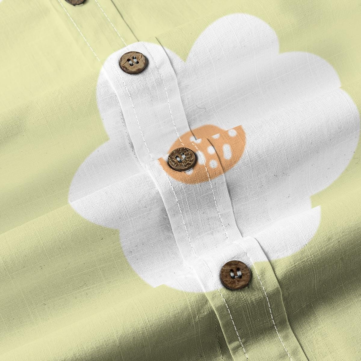Kid's Shirt With Pocket - "The Daisy"