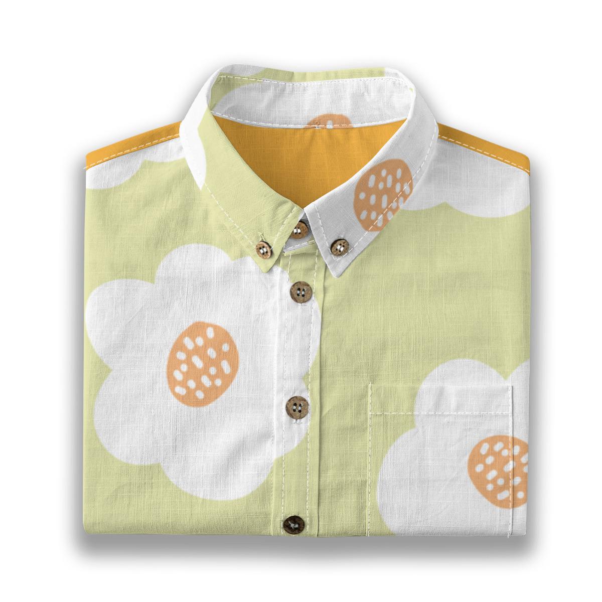 Kid's Shirt With Pocket - "The Daisy"