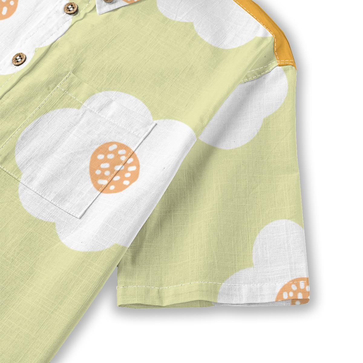 Kid's Shirt With Pocket - "The Daisy"