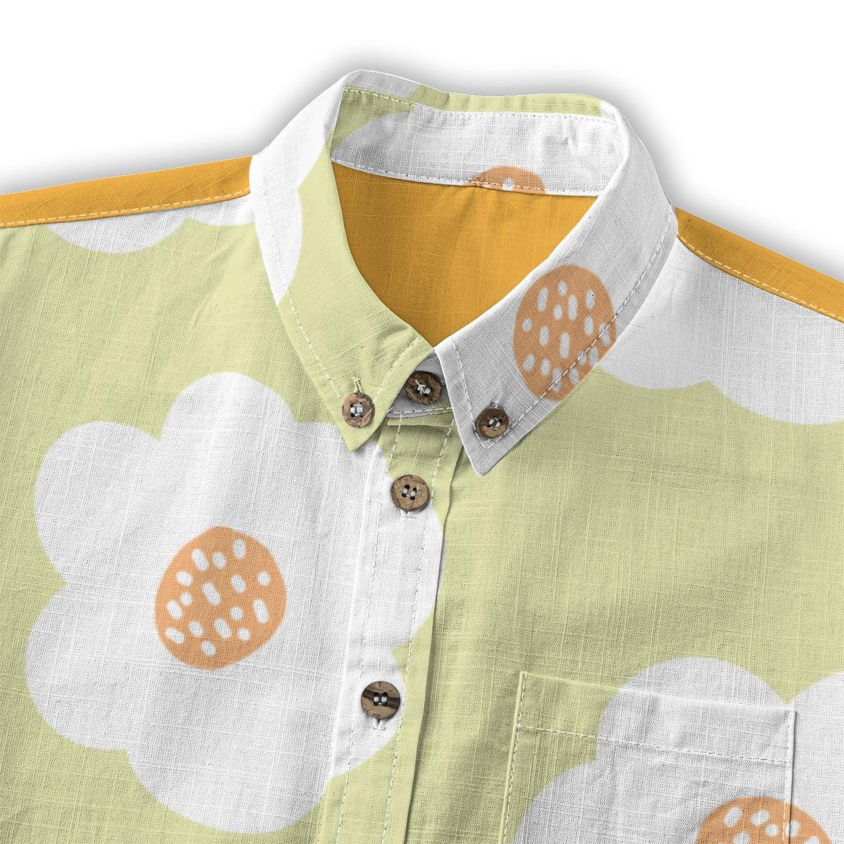 Kid's Shirt With Pocket - "The Daisy"