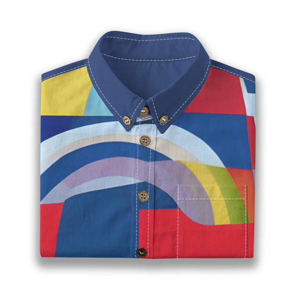 Kid's Shirt With Pocket - "Geo Power ll"