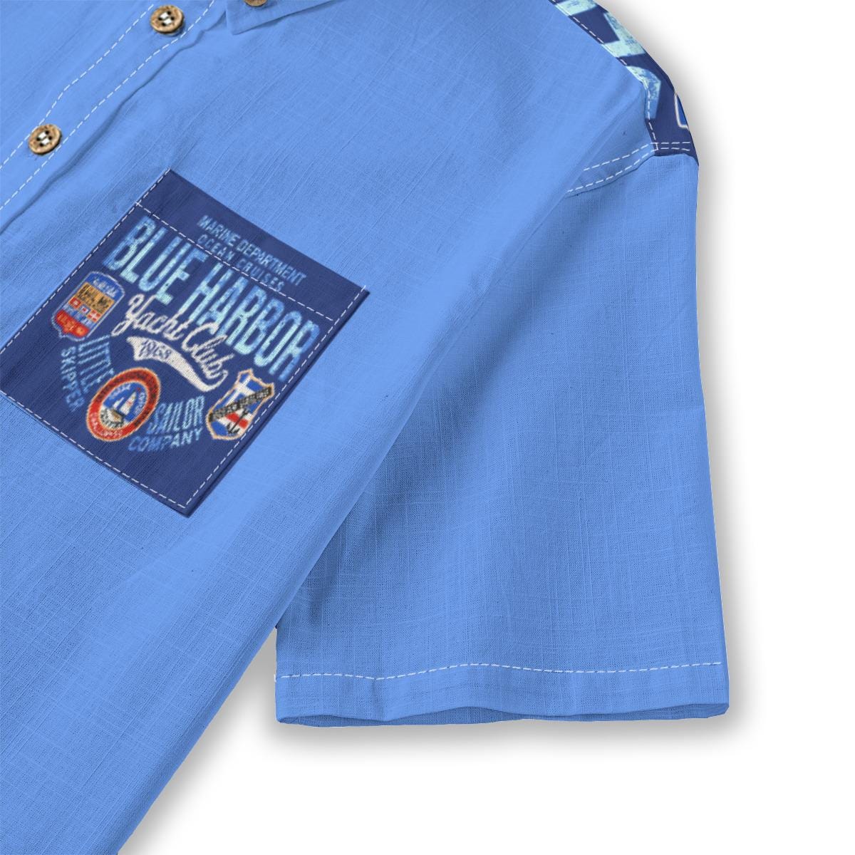 Kid's Shirt With Pocket - "Yacht Club 1968"