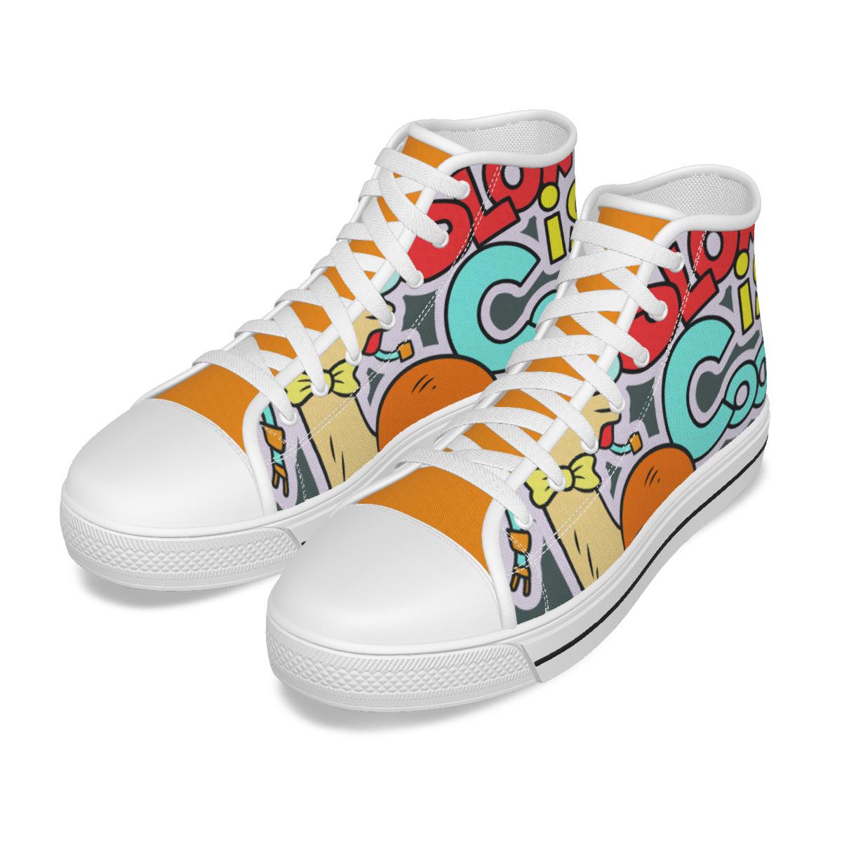 Kid's Canvas Hightop Shoes - "Cool is Cool"