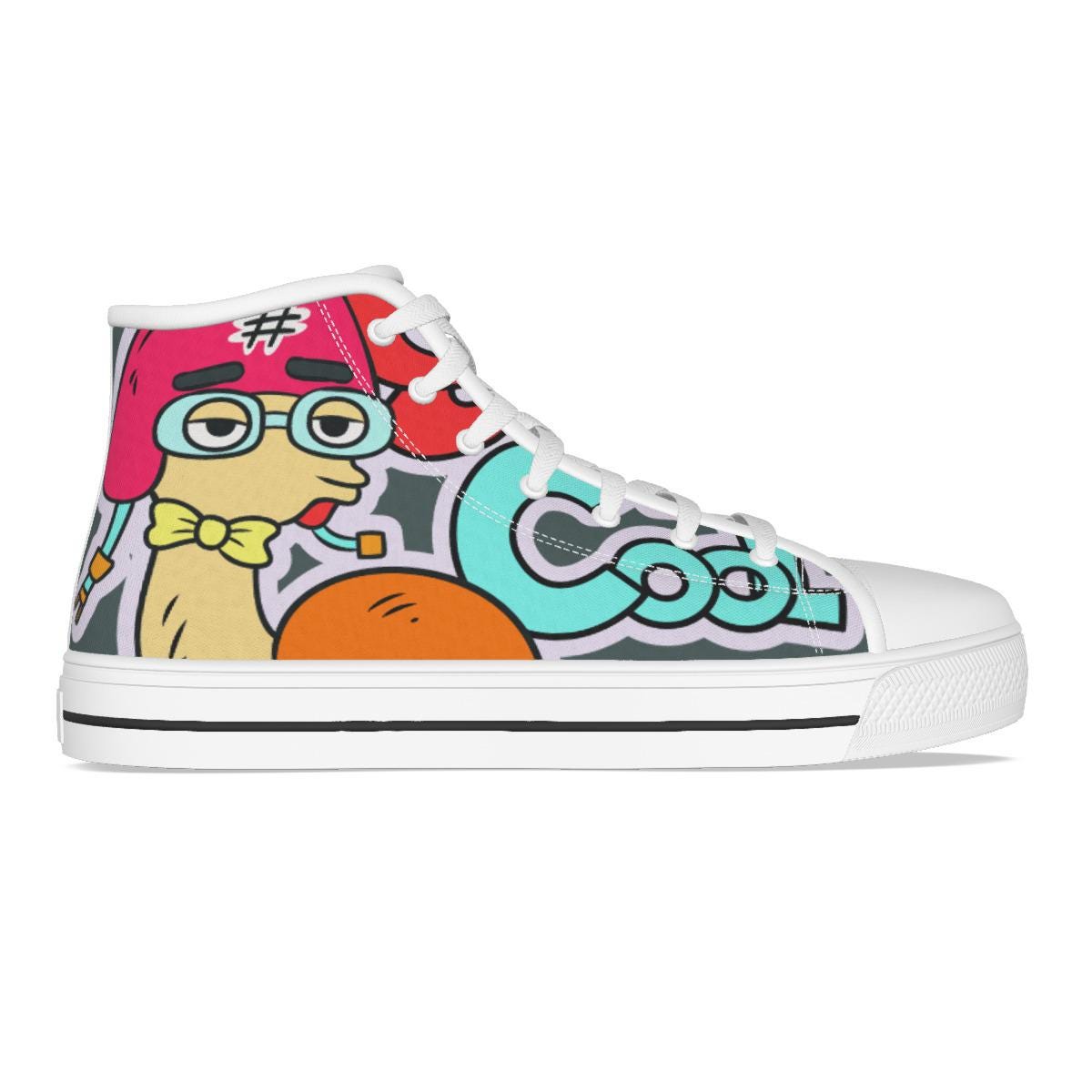 Kid's Canvas Hightop Shoes - "Cool is Cool"