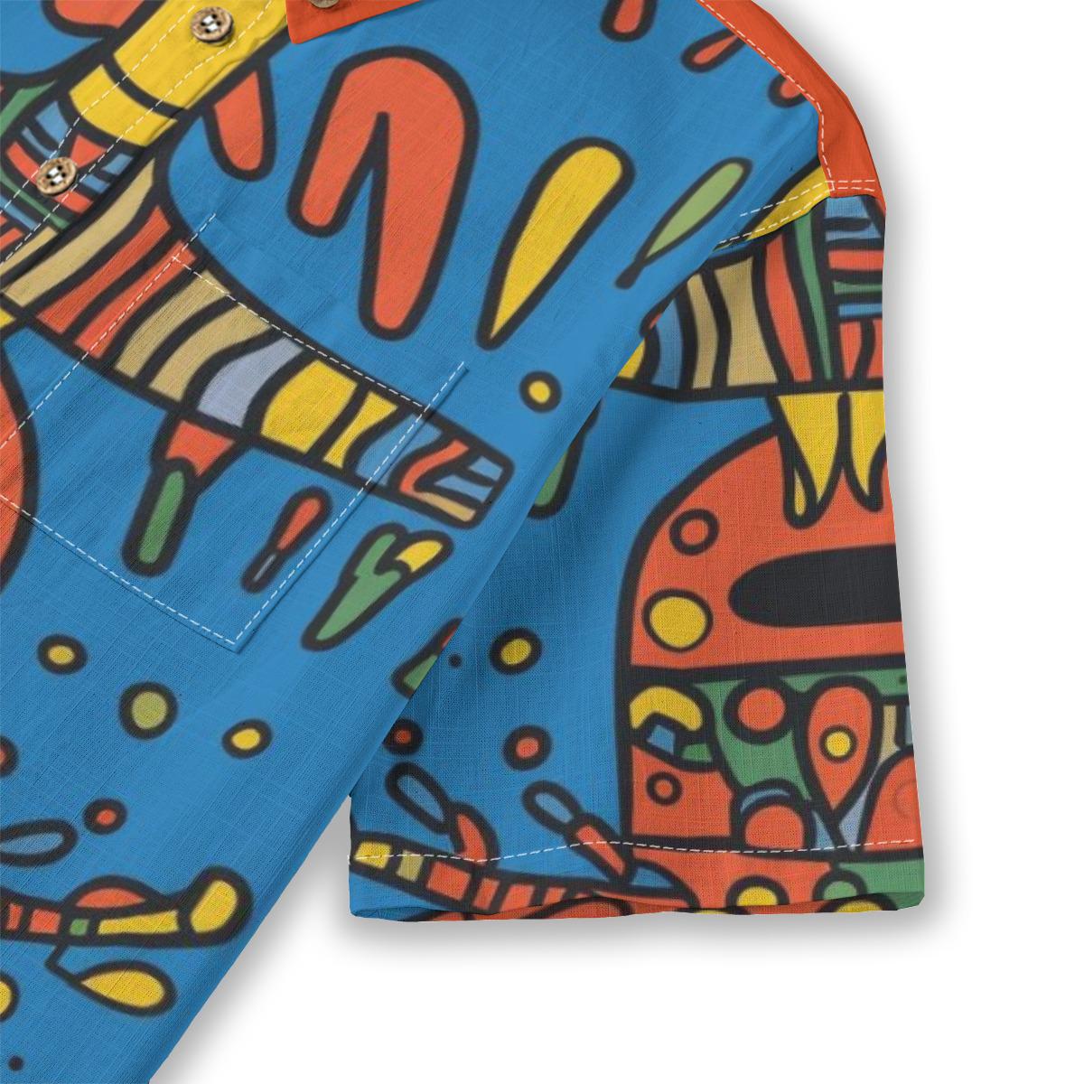 Kid's Shirt With Pocket - "That Doodle"