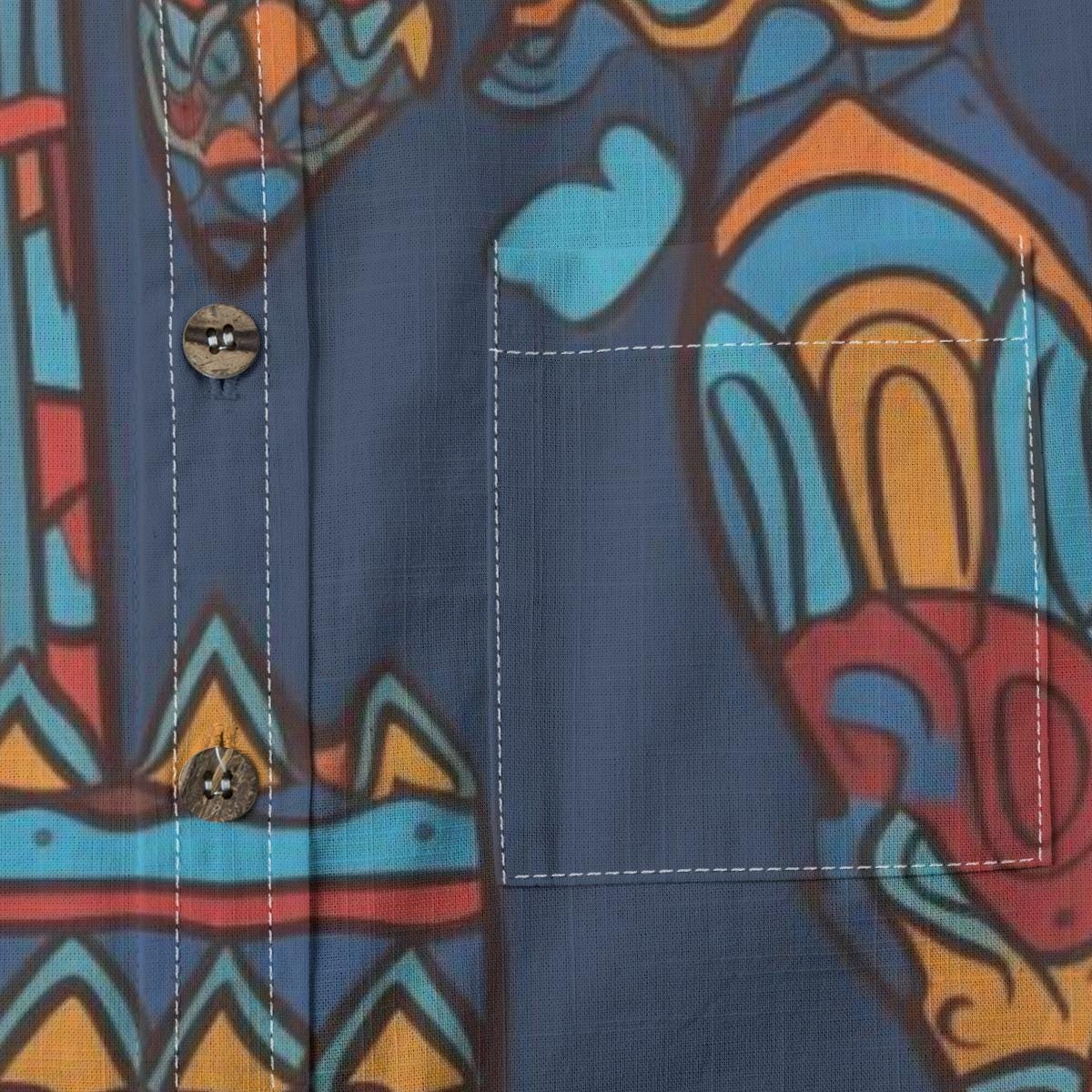 Kid's Shirt With Pocket - "Just Doodle"