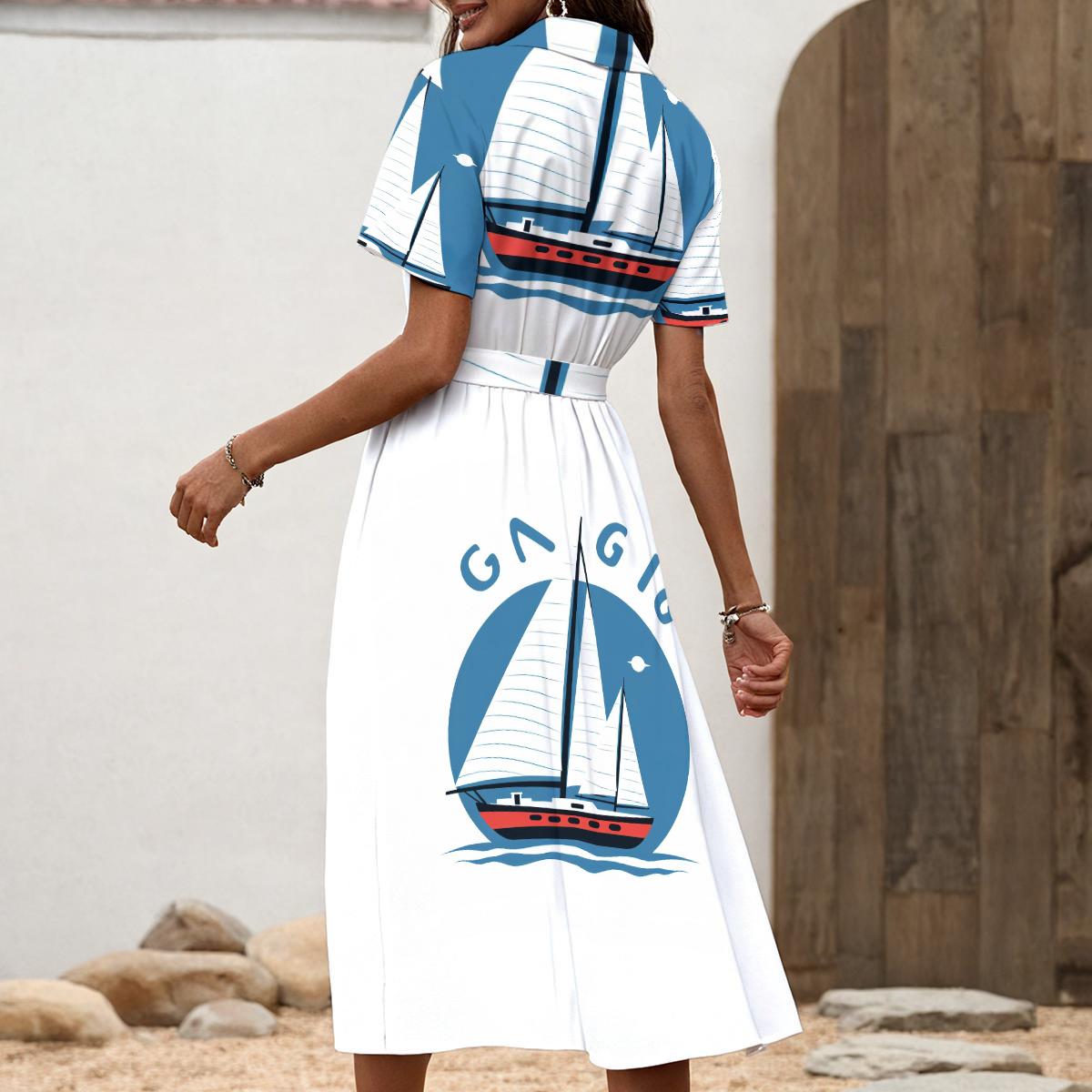 Women's Shirt Dress - Gig Harbor