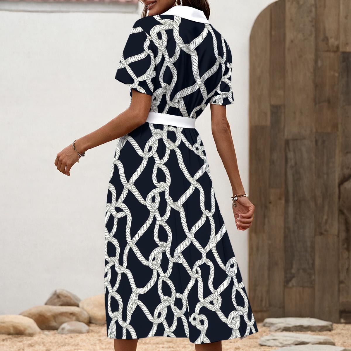 Women's Shirt Dress - Knotical
