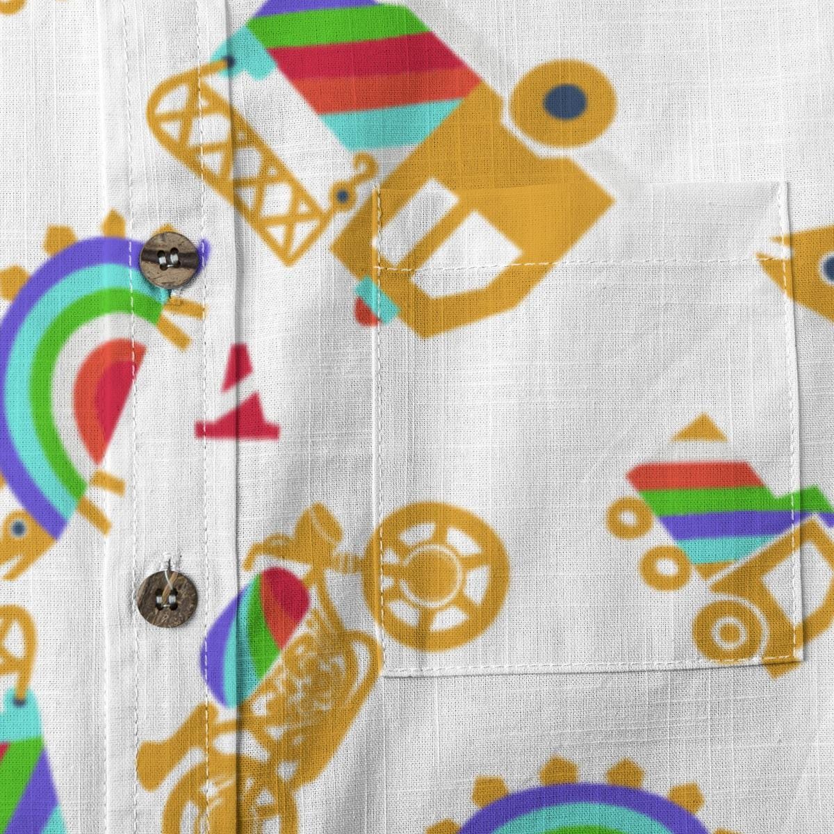 Kid's Shirt With Pocket - "The Transport"