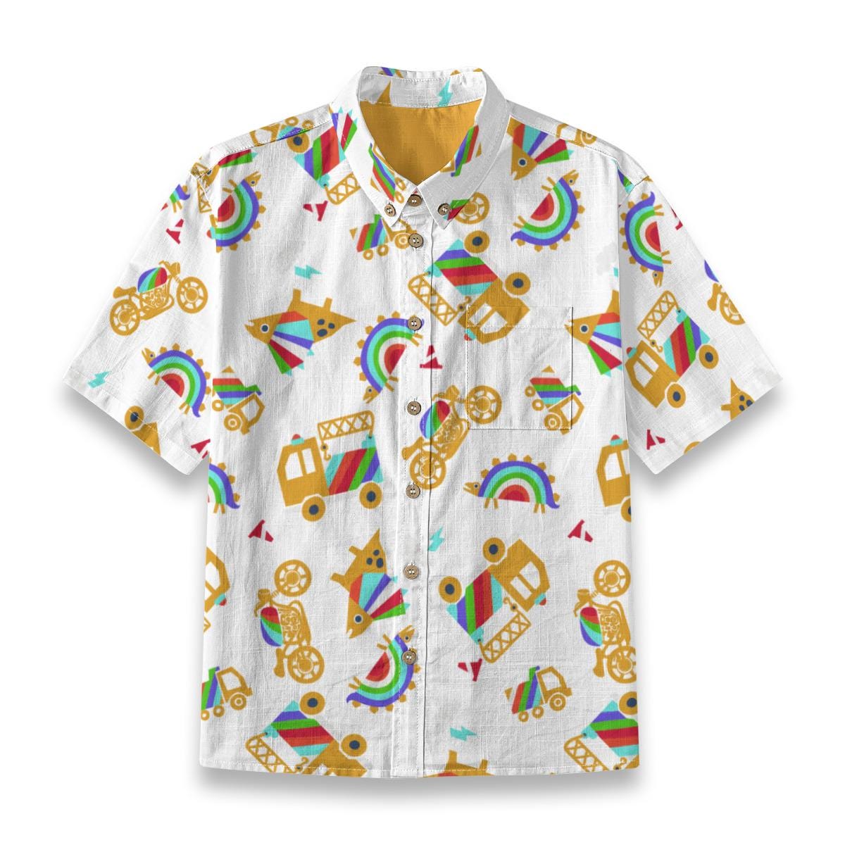 Kid's Shirt With Pocket - "The Transport"