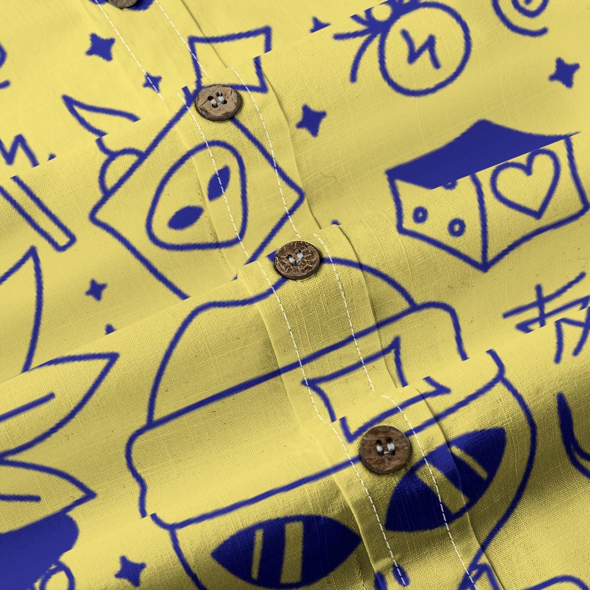 Kid's Shirt With Pocket - "Alien Games"