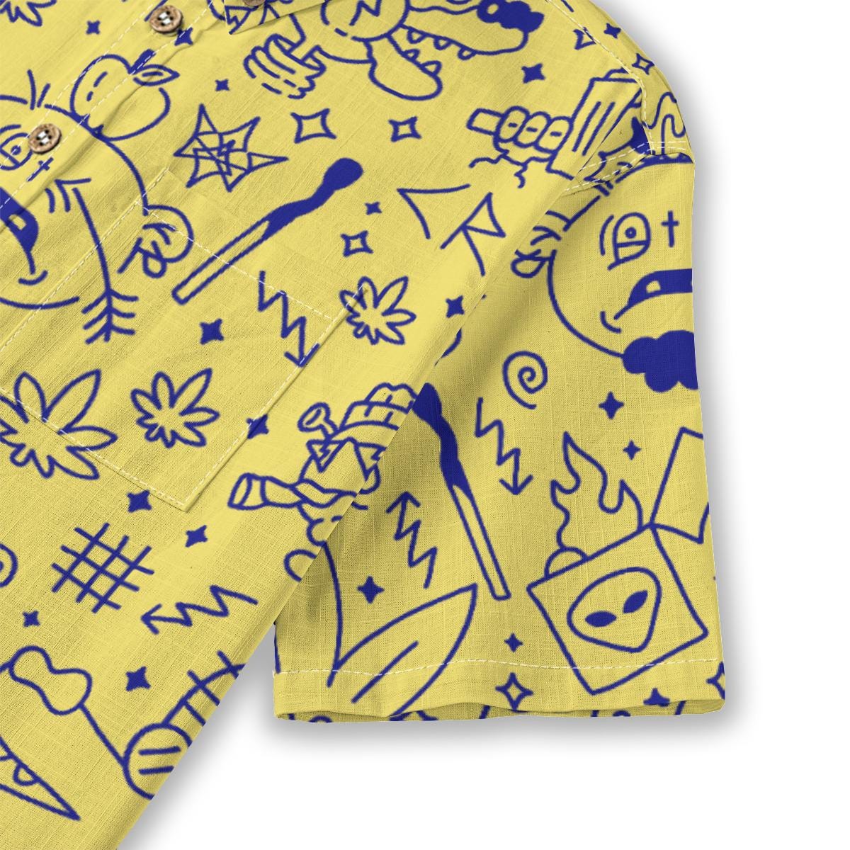 Kid's Shirt With Pocket - "Alien Games"