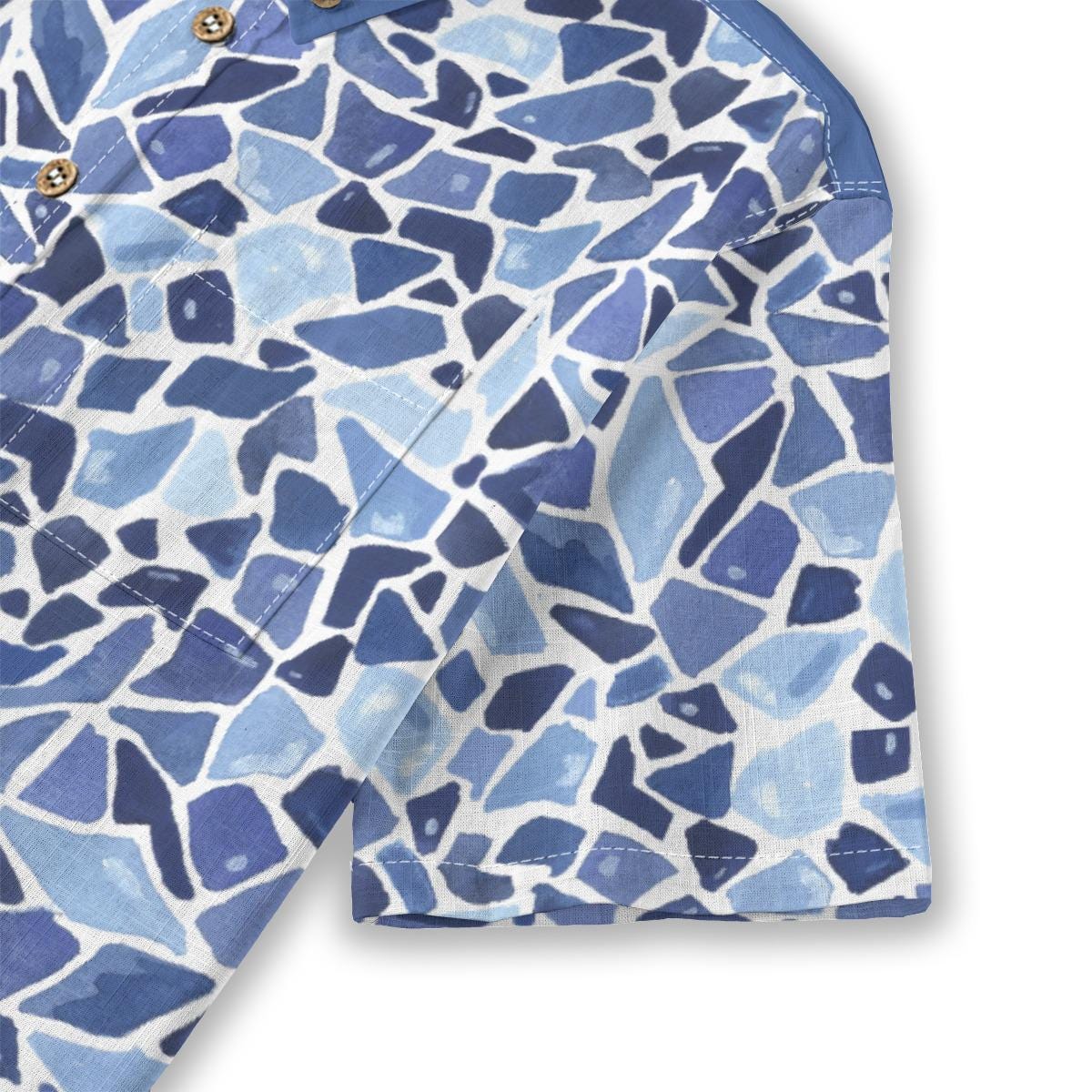Kid's Shirt With Pocket - "Geometry"