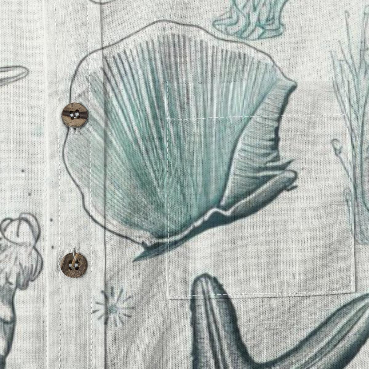 Kid's Shirt With Pocket -- "By the Sea"