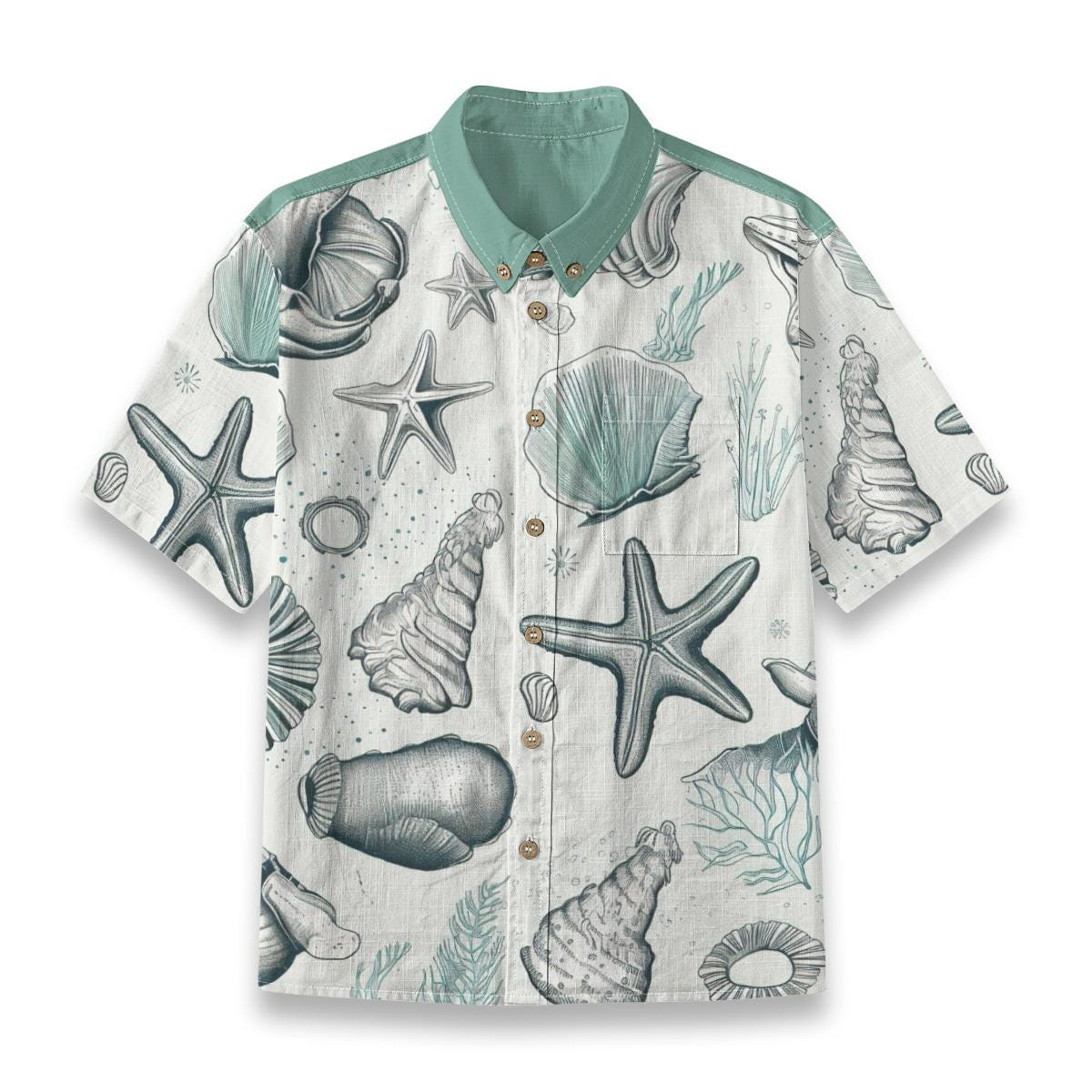 Kid's Shirt With Pocket -- "By the Sea"