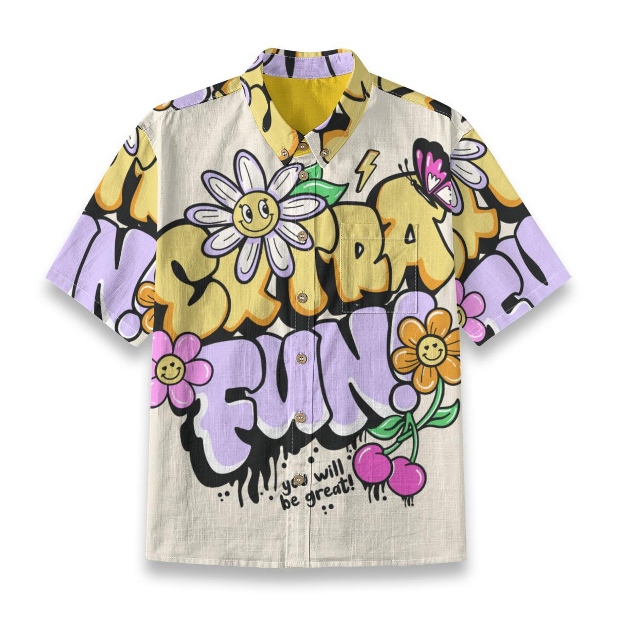 Kid's Shirt With Pocket - "Great Fun"