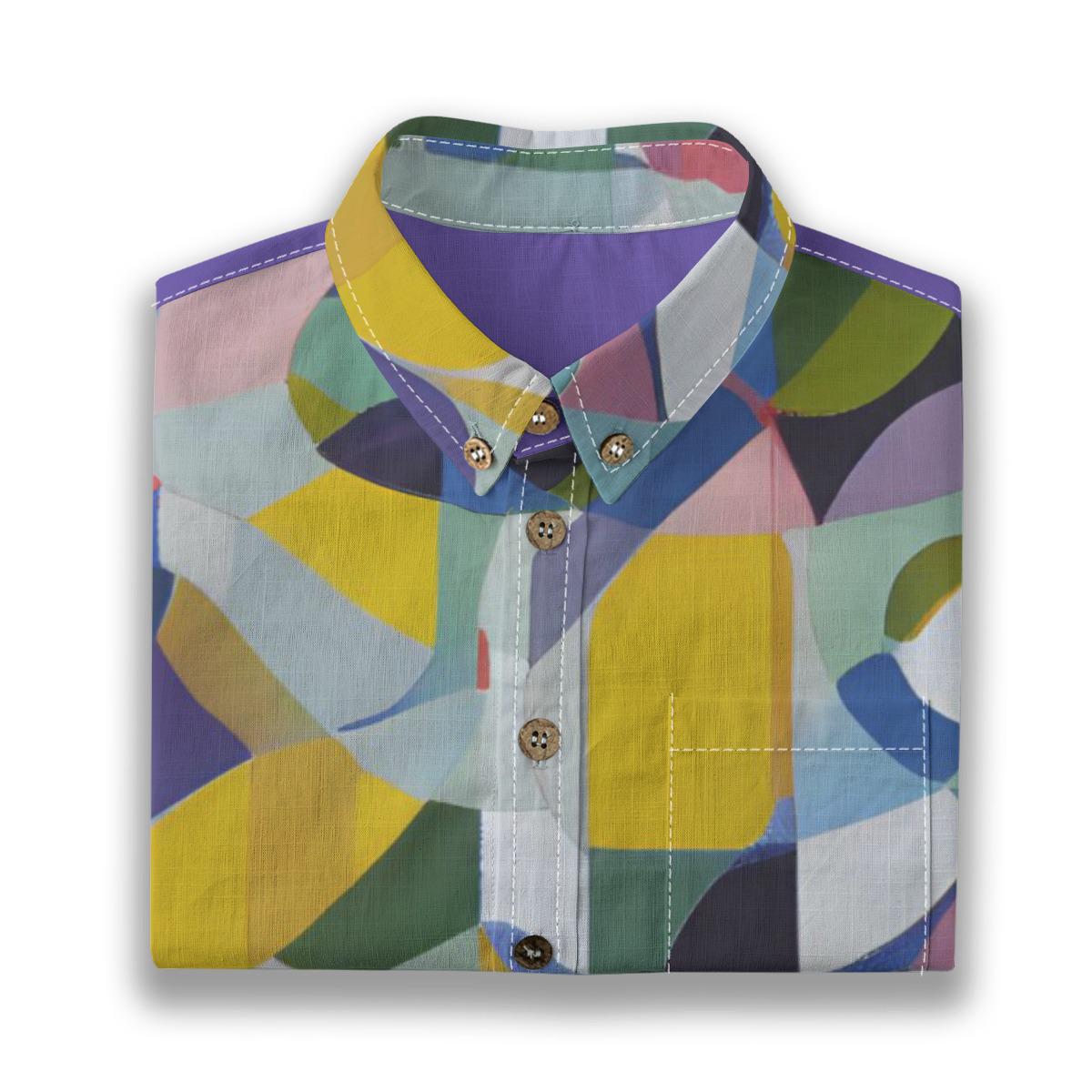 Kid's Shirt With Pocket - "Geo Power"