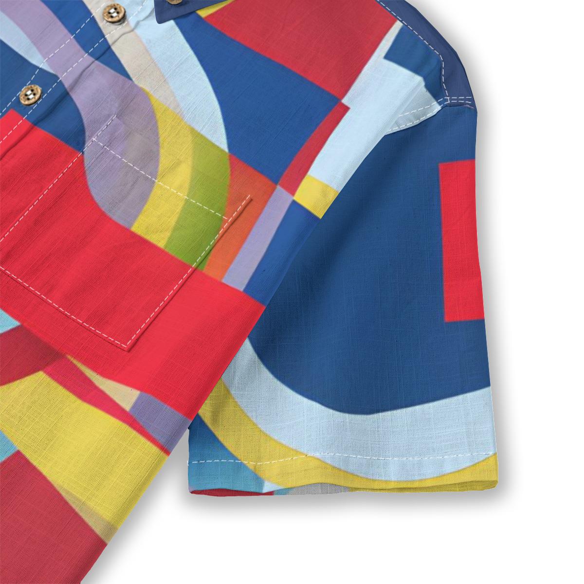 Kid's Shirt With Pocket - "Geo Power ll"