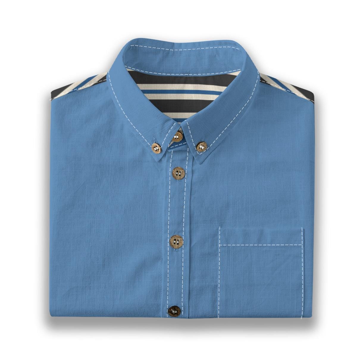 Kid's Shirt With Pocket - The Stripe