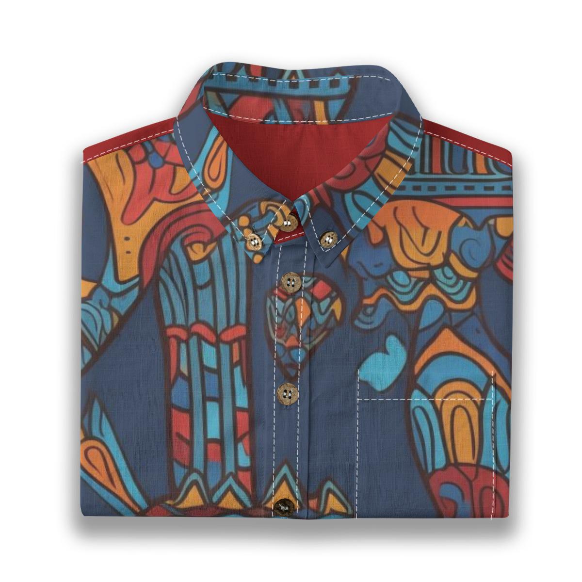 Kid's Shirt With Pocket - "Just Doodle"