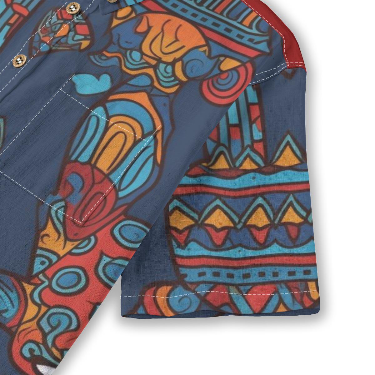 Kid's Shirt With Pocket - "Just Doodle"