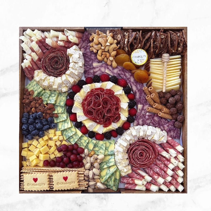 Large Party Size Reusable Lazy Susan Charcuterie Board (15-18 People)