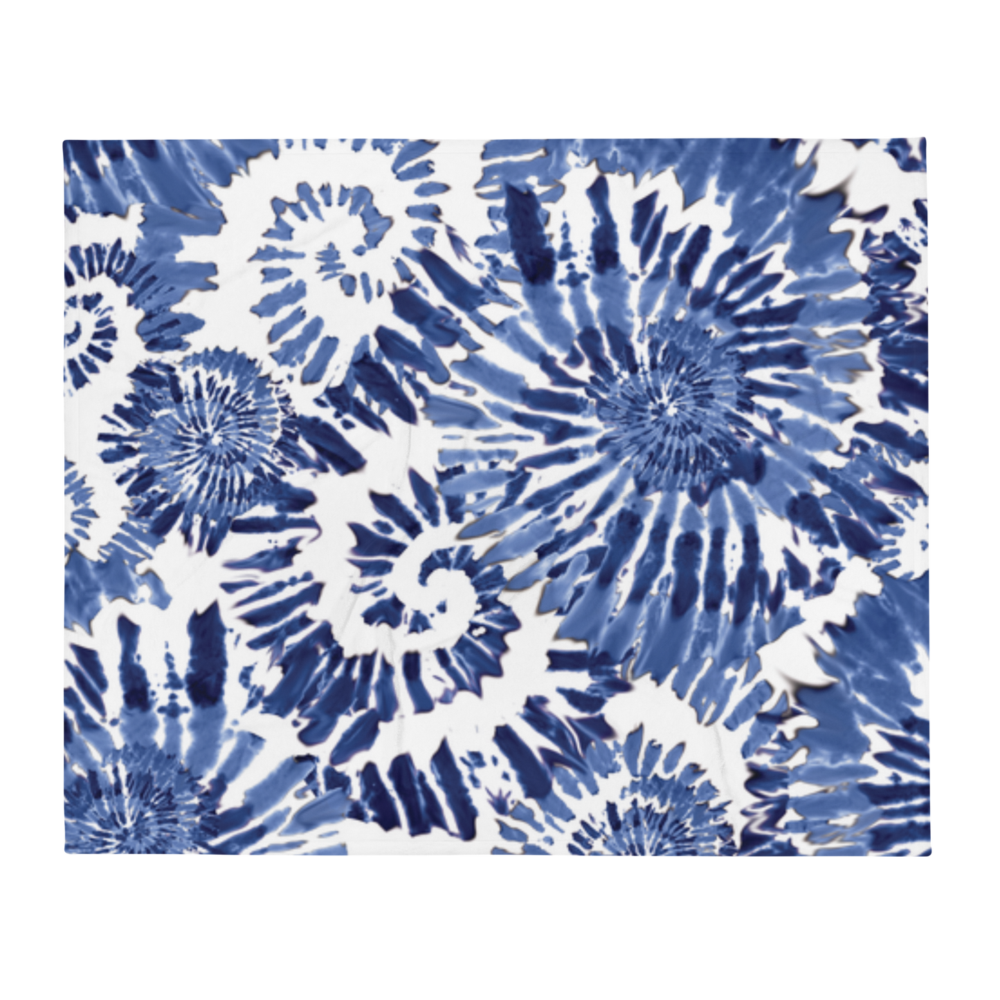 Throw Blanket - Blue Tie-Dye