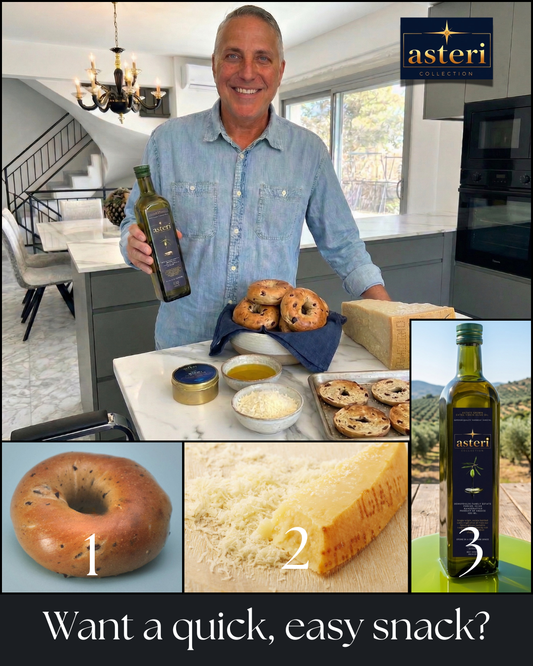 Kalamata Olive Parmesan Bagel Chips