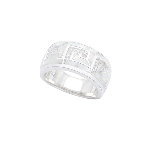 Greek Key Ring - by  Belle Étoile