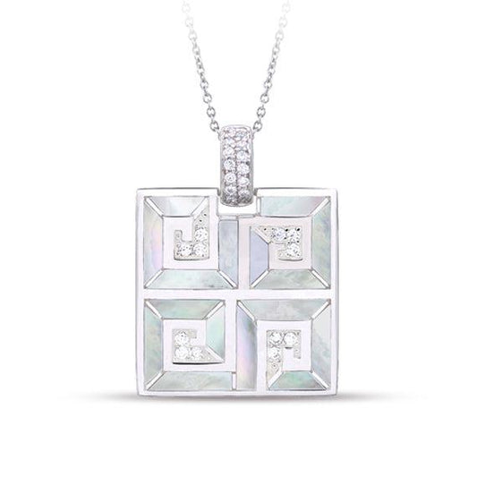 Greek Key Pendant by Belle Étoile