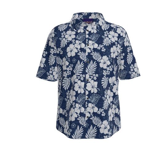 Asteri Traveler - Handcrafted Floral Linen Shirt