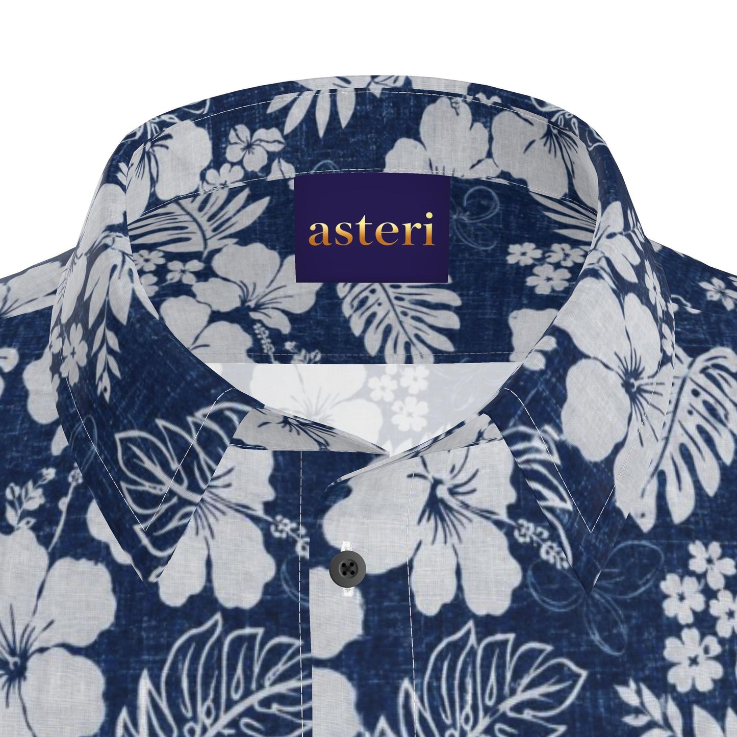 Asteri Traveler - Handmade Floral Linen Shirt