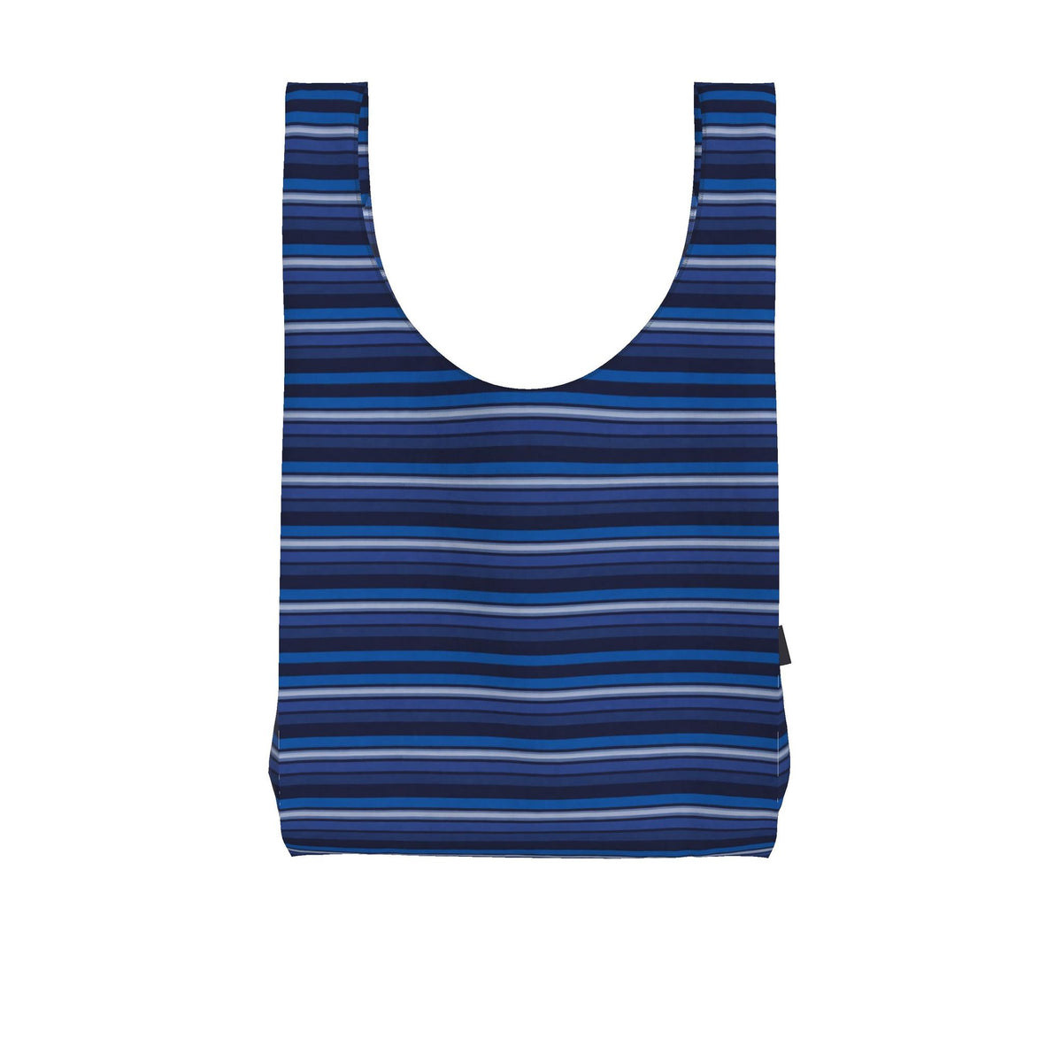 Deep Blue Stripe Designer Carrier Bag