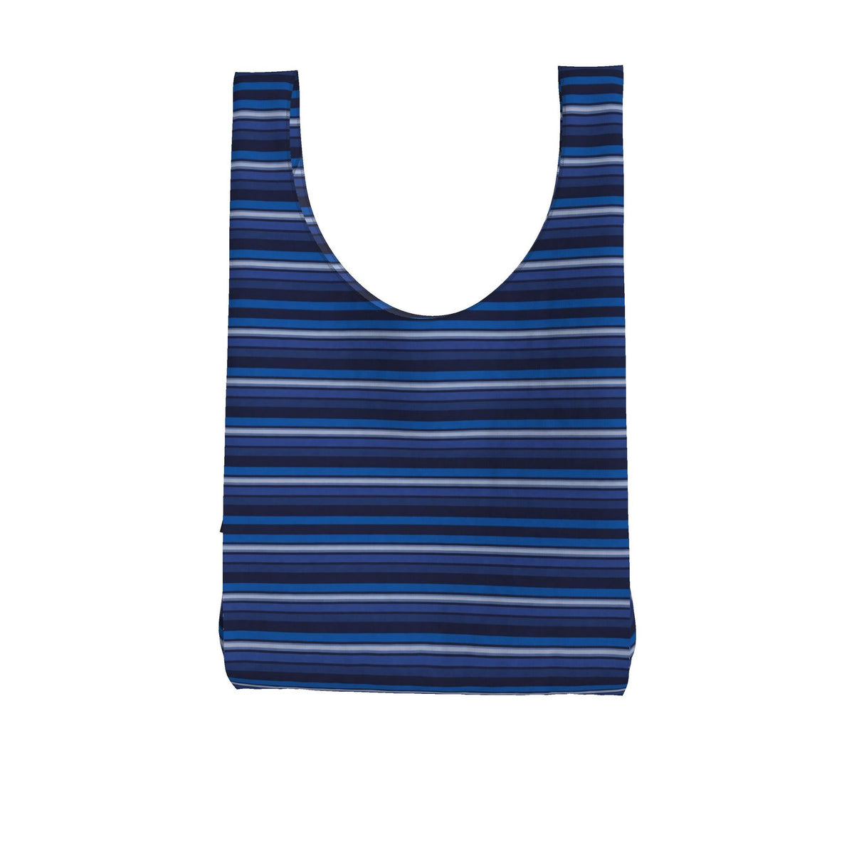 Deep Blue Stripe Designer Carrier Bag