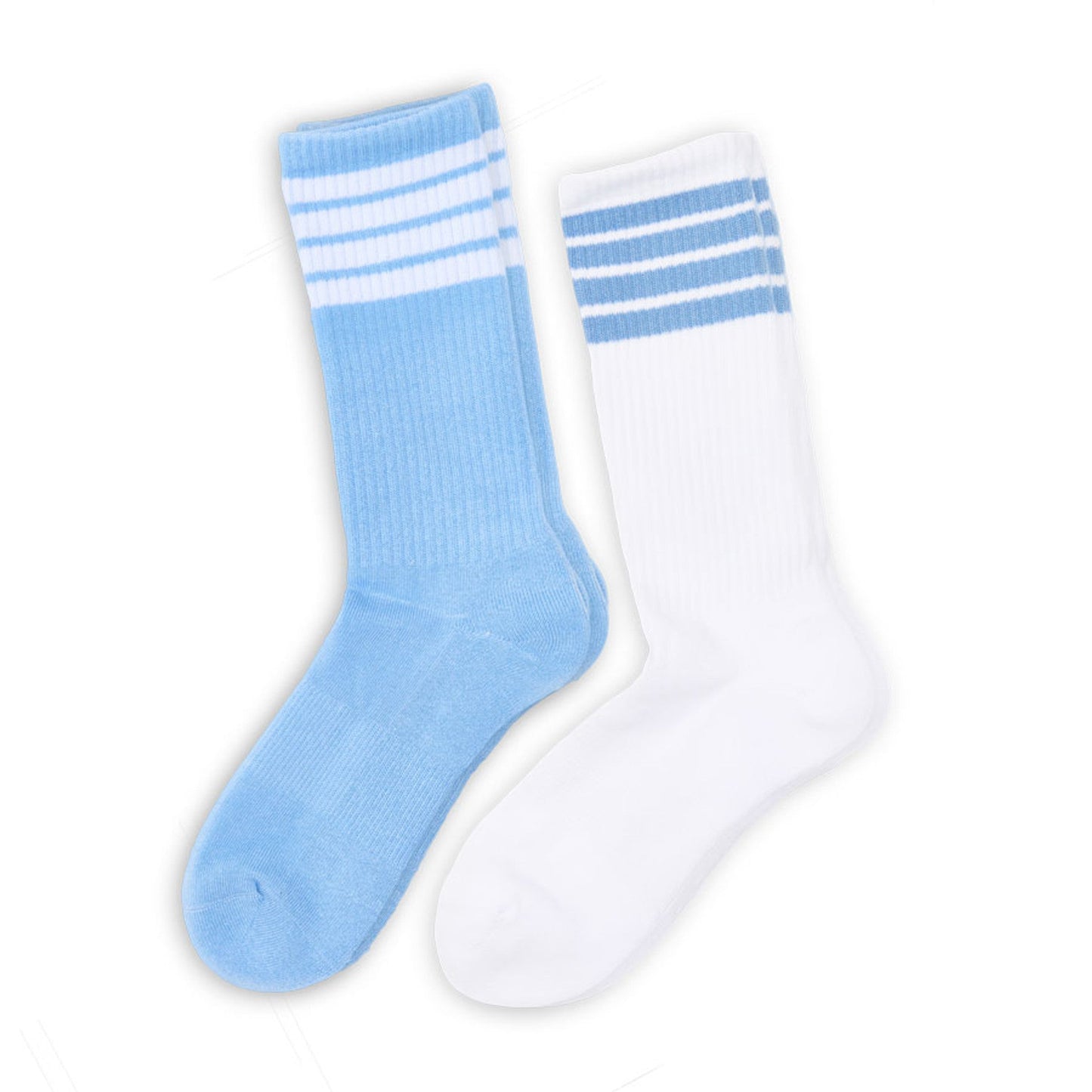 4 Stripe Casual Crew Socks 2-Pack