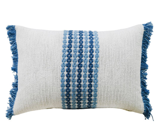 Handloom Woven Decorative Pillow, 14''X20''