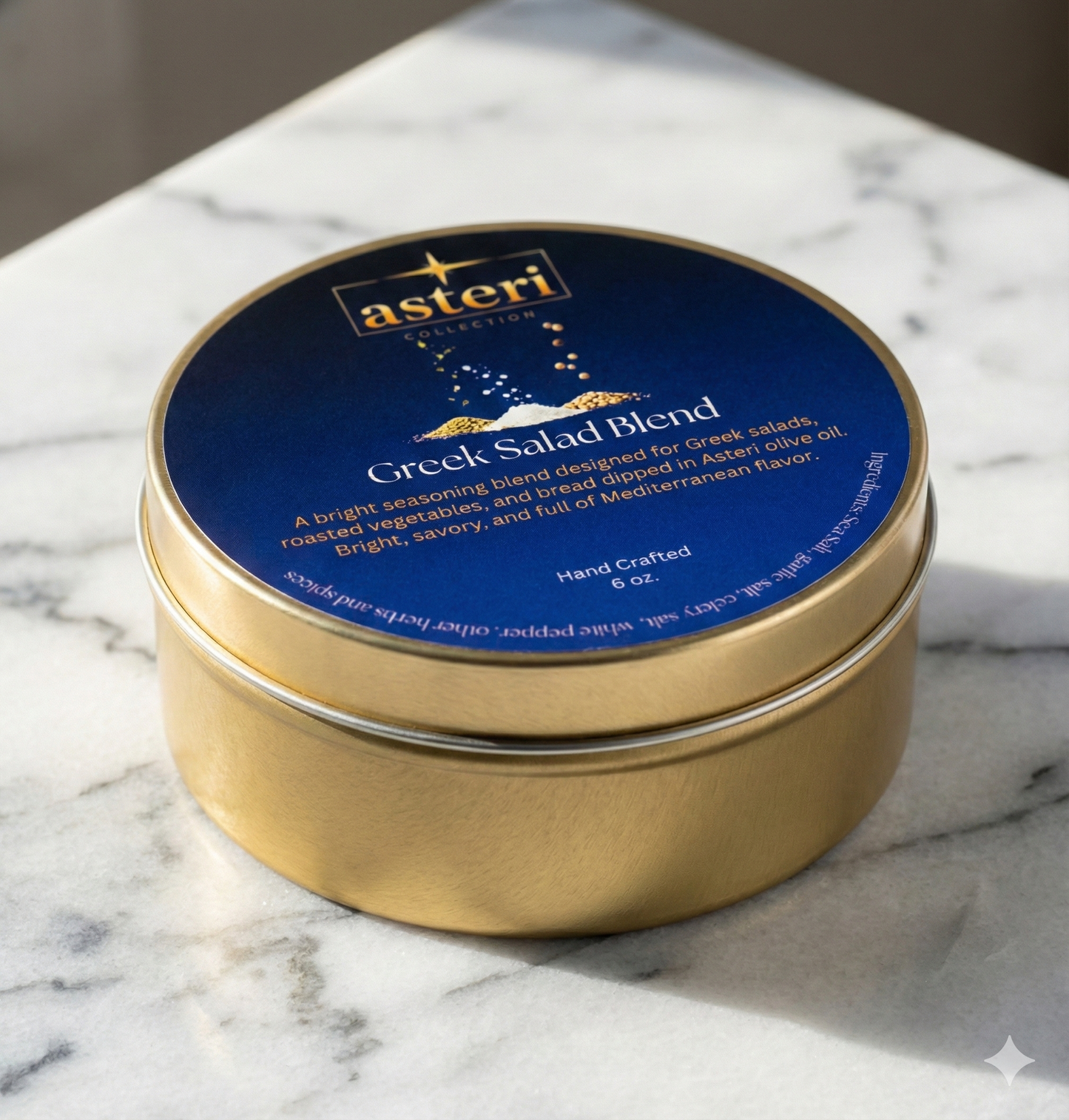 Asteri Extra Virgin Olive Oil and Greek Salad Seasoning Blend Gift Set