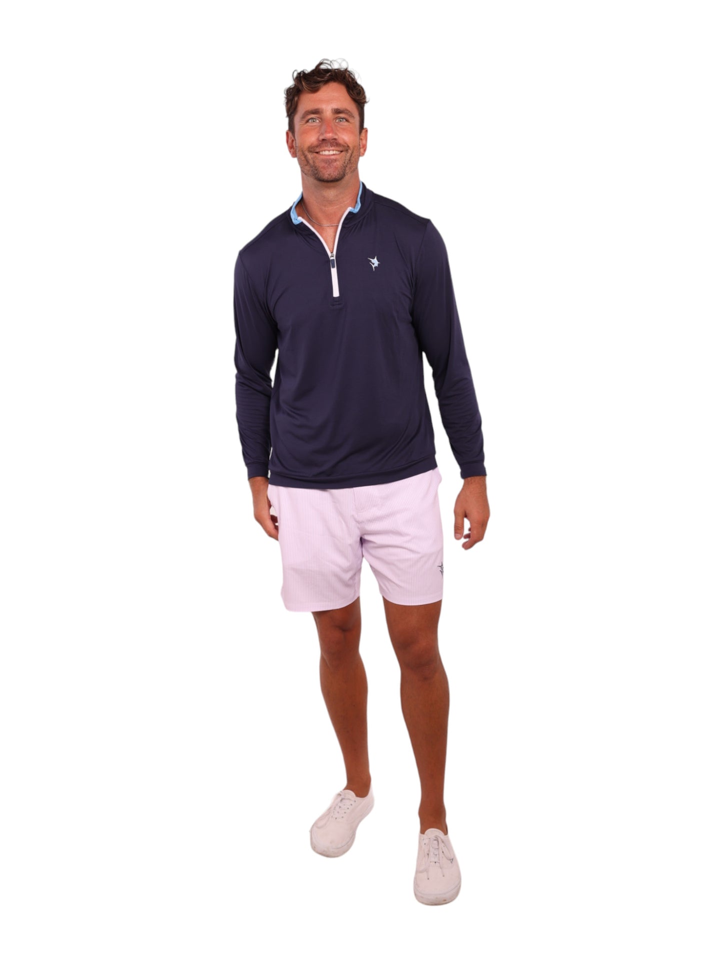 Freeport Shorts - Lavender Seersucker